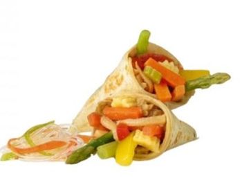 Wrap asiatisch vegetarisch